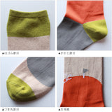 日本製混紡棉織花中筒襪 (龜兔賽跑）