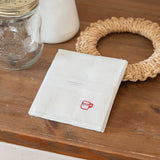 日本製奈良廚房專用紗巾(Café 小刺繡4件套裝)