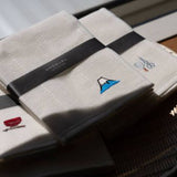 日本製奈良廚房專用紗巾- 富士山小刺繡