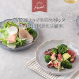日本美濃燒花形餐盤-18.5cm
