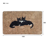 日品牌 Creer 秋冬插畫圖案柔軟羊毛毯