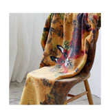 日品牌 Creer 秋冬插畫圖案柔軟羊毛毯