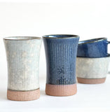 日本製細刻紋啤酒杯