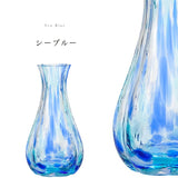 日本製津輕花光玻璃花瓶