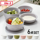 日本製 like-it 6件組耐熱全能料理盆