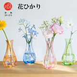 日本製津輕花光玻璃花瓶